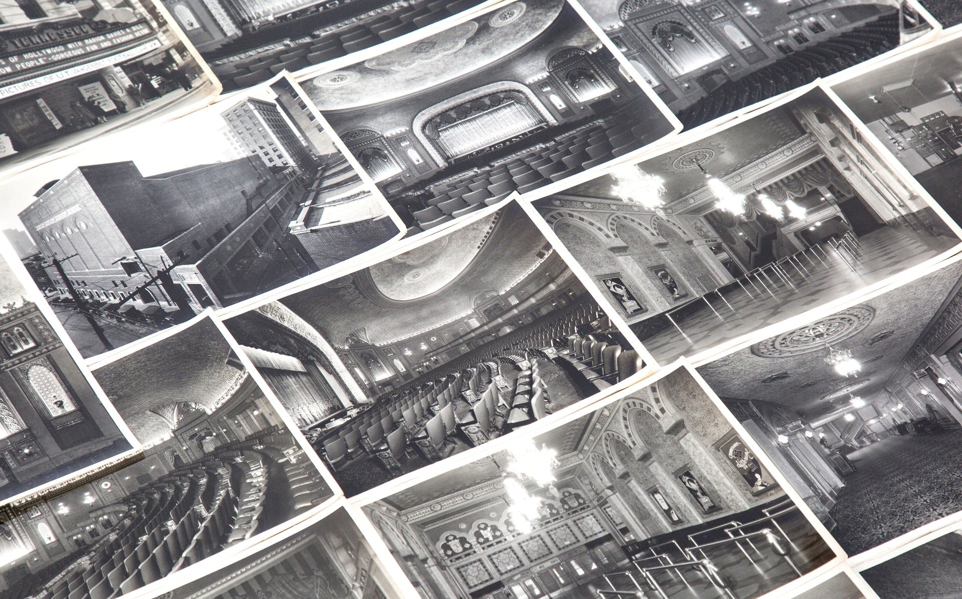 rare set of original graven and mayger-designed tennessee theater prints salvaged from the firm's office