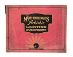 exceptional all original and intact depression-era moe-bridges profusely illustrated lighting catalog