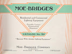 exceptional all original and intact depression-era moe-bridges profusely illustrated lighting catalog