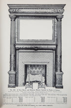 rare early 20th century softbound "artistic fireplaces and grilles" lorenzen & company period catalog