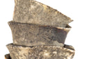 rare original great chicago fire of 1871 "souvenir" consisting of several fused china teacups from the "burnt district"