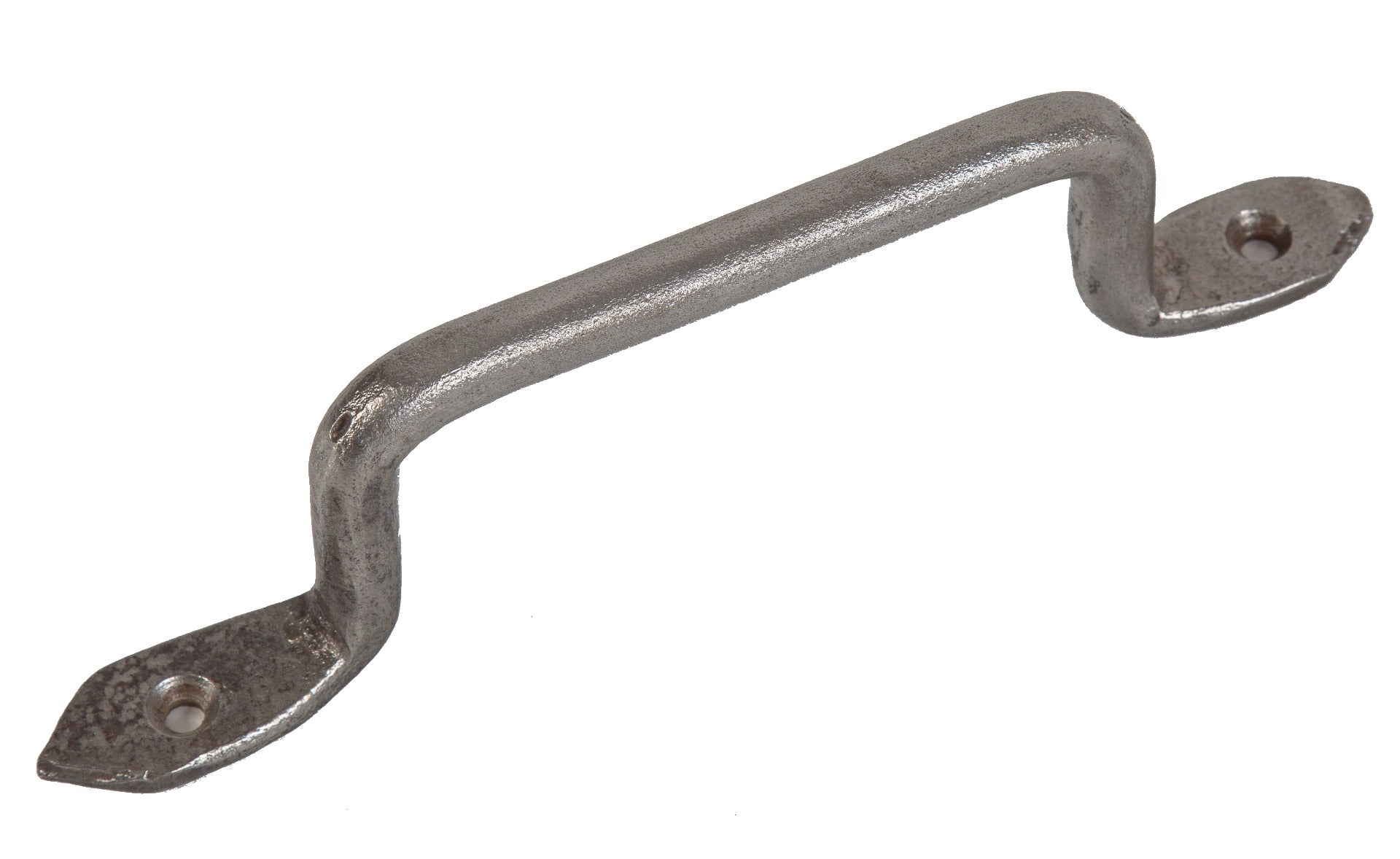 rare late 19th or early 20th century antique american hand-forged iron stillwater prison twine factory door handle