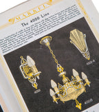group of ten hard to find original depression-era profusely illustrated residential and commercial light fixture trade catalogs
