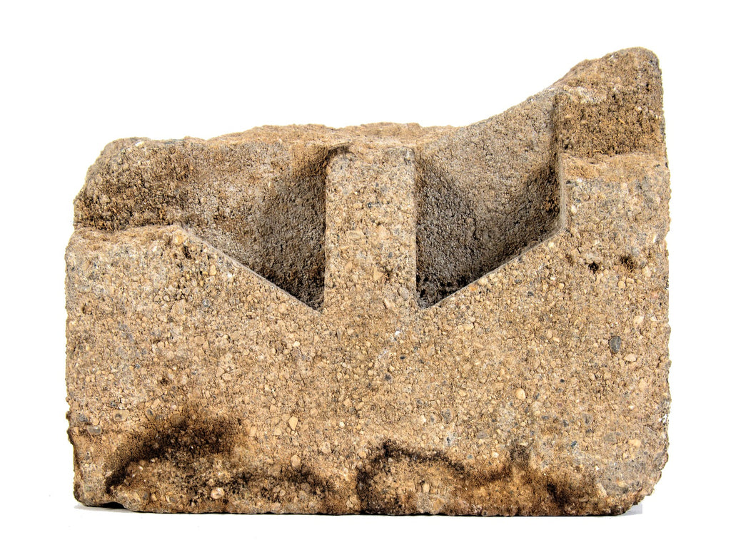 rare original c. 1914 documented frank lloyd wright-designed cast concrete midway gardens fragment with nicely aged patina