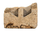 rare original c. 1914 documented frank lloyd wright-designed cast concrete midway gardens fragment with nicely aged patina