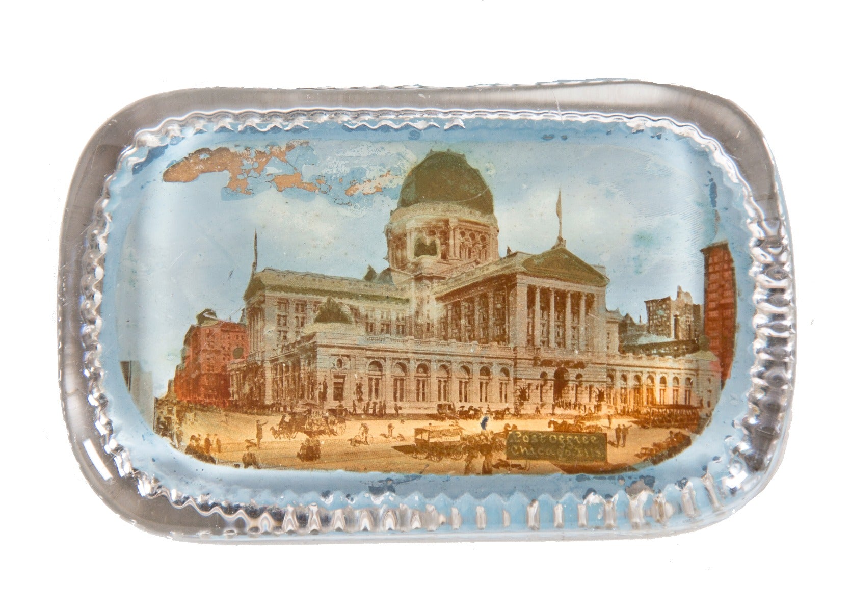 hard to find all original early 20th century henry ives cobb-designed 1905 paperweight