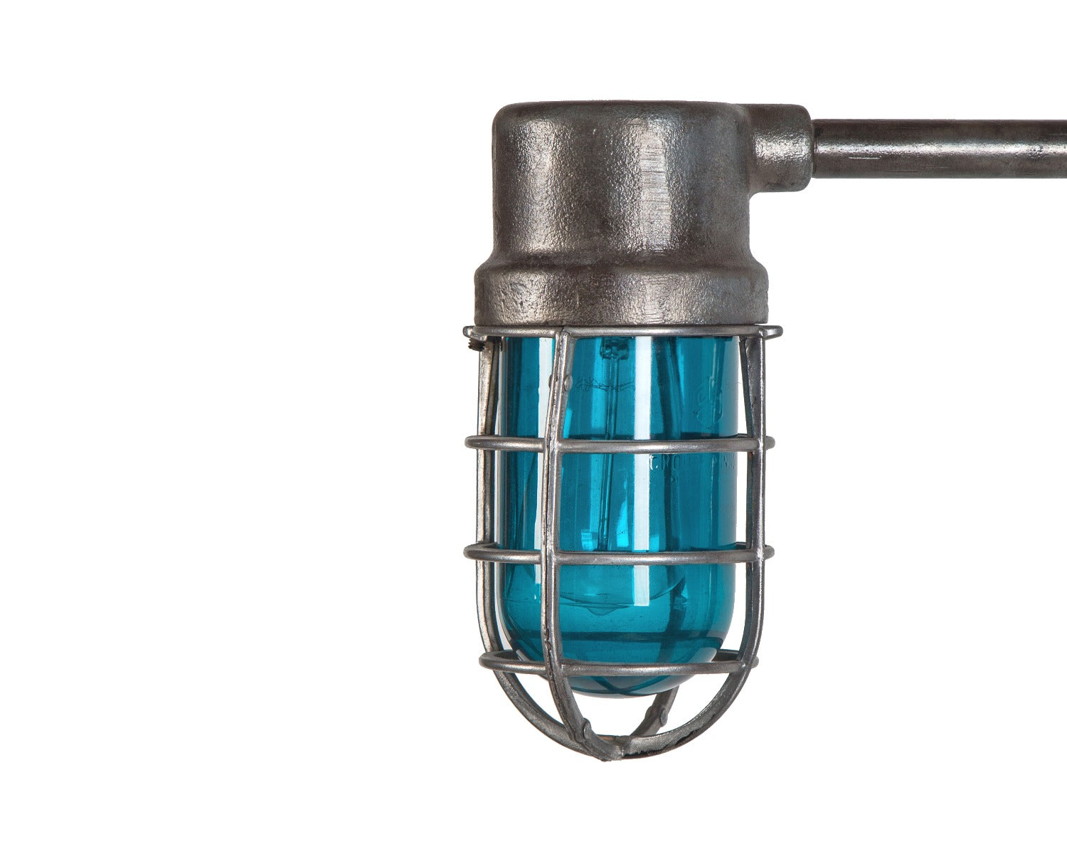 repurposed vintage american industrial brushed metal freestanding floor lamp with fully functional single light crouse condulet