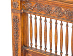 exceptional set of original 19th century salvaged chicago gold coast mansion "bertelsen" oak wood room divider