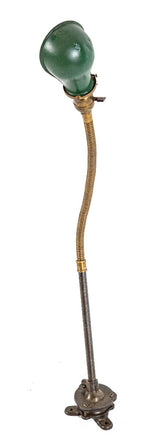 seldom found and highly sought after antique american industrial fully adjustable faries factory machine shop lamp