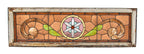 19th century richly colored and heavily ornamented salvaged chicago 1880s residential transom window