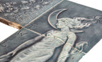 group of 19th century all original salvaged chicago richly colored and finely detailed full-figure fireplace tiles