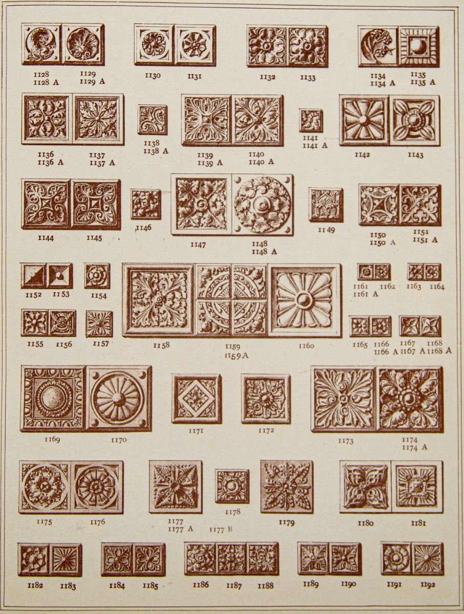 seldom found early 1880s salvaged chicago northwestern terra cotta works exterior commerical building ornamental block