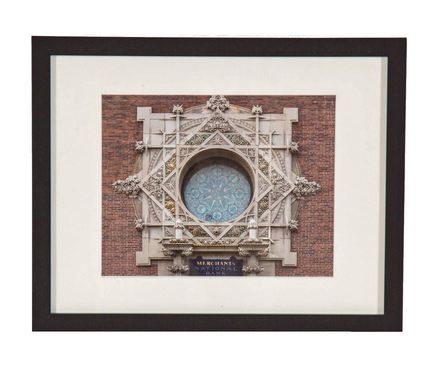 limited edition eric j. nordstrom framed "merchants' national bank" museum quality framed and matted digital print