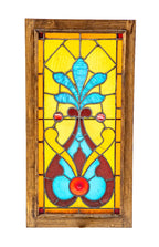 impressive 19th century flanagan and biedenweg salvaged chicago art glass sidelight