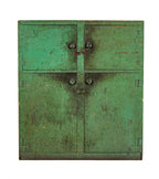 massive salvaged chicago railroad roundhouse locomotive mechanic's compartmentalized pine wood cabinet