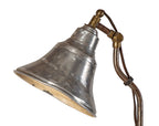 fully functional vintage american medical telescoping hospital bedside floor lamp with distinctive conical reflector