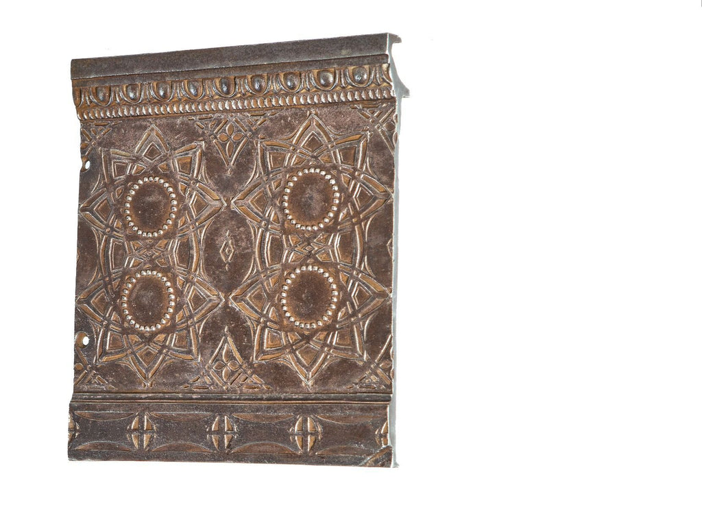 original 1894 louis h. sullivan-designed chicago stock exchange building cast iron staircase stringer executed by winslow brothers