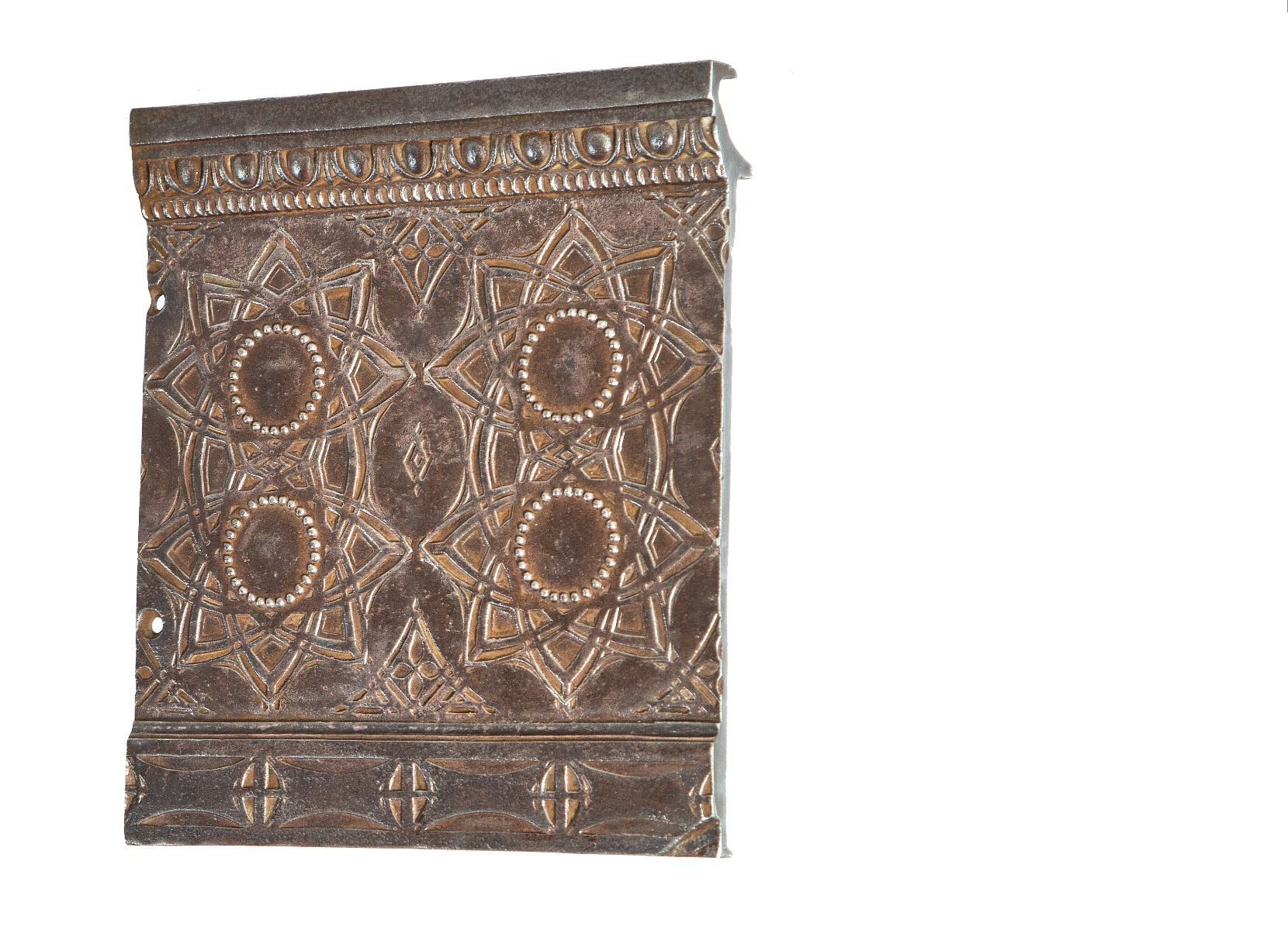 original 1894 louis h. sullivan-designed chicago stock exchange building cast iron staircase stringer executed by winslow brothers