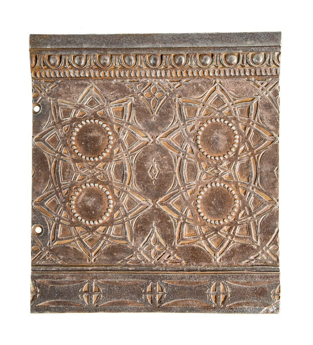 original 1894 louis h. sullivan-designed chicago stock exchange building cast iron staircase stringer executed by winslow brothers