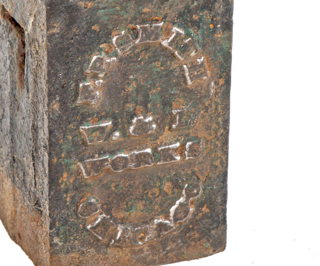 original hard to find 1870s ornamental cast iron salvaged chicago gothic style residential newel post