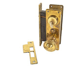 original early 20th century salvaged chicago marshall and fox drake hotel interior guestroom cast brass door hardware