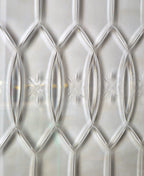 remarkable all original early 20th century salvaged st. louis lasar mansion entrance door with wheel-cut glass pane