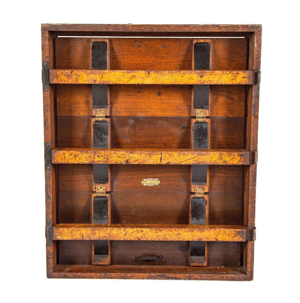 rare and highly sought after all original early 20th century eugene dietzgen "type a" hardwood blueprint frame