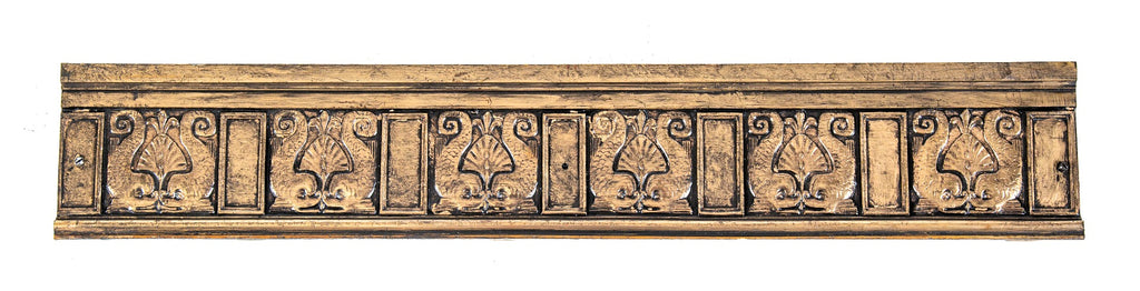 rare all original 19th century charles atwood-designed fisher building cast bronze elevator cab panel