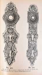 exceedingly rare all original and well-maintained 1884 yale and towne hardware catalog with chromolithograph plates