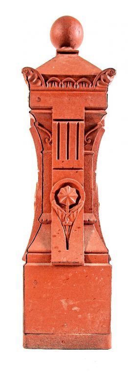 rare 19th century heavily ornamented oversized cast iron salvaged chicago newel post fabricated by the stewart iron works