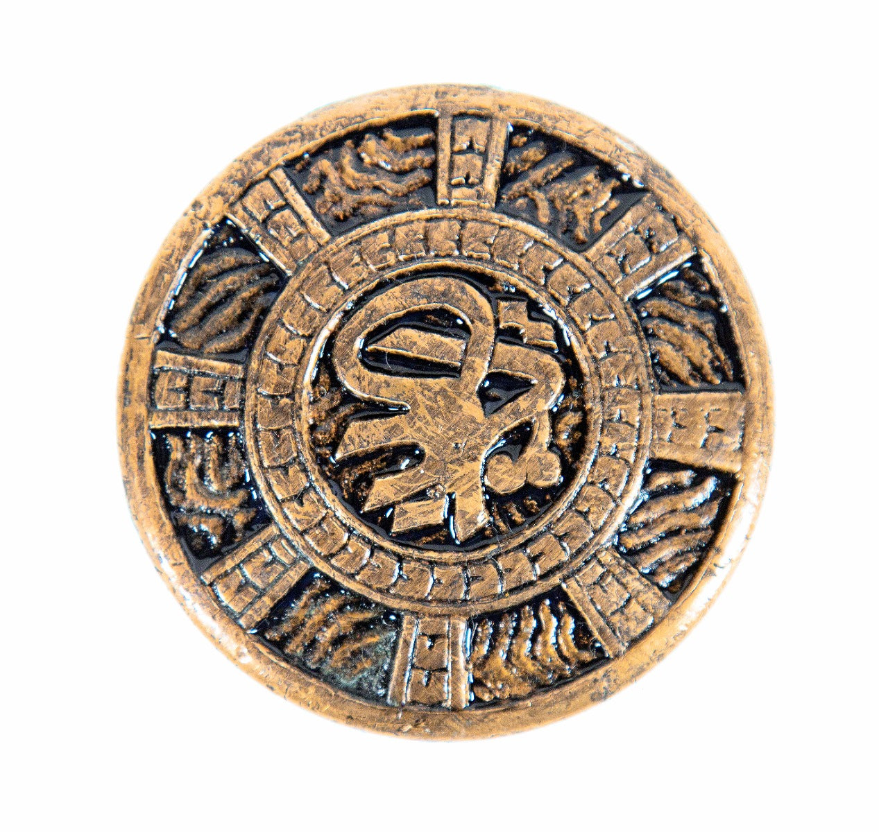 hard to find 19th century mallory wheeler "arabic" pattern cast brass 1880's entrance size drum-shaped doorknob