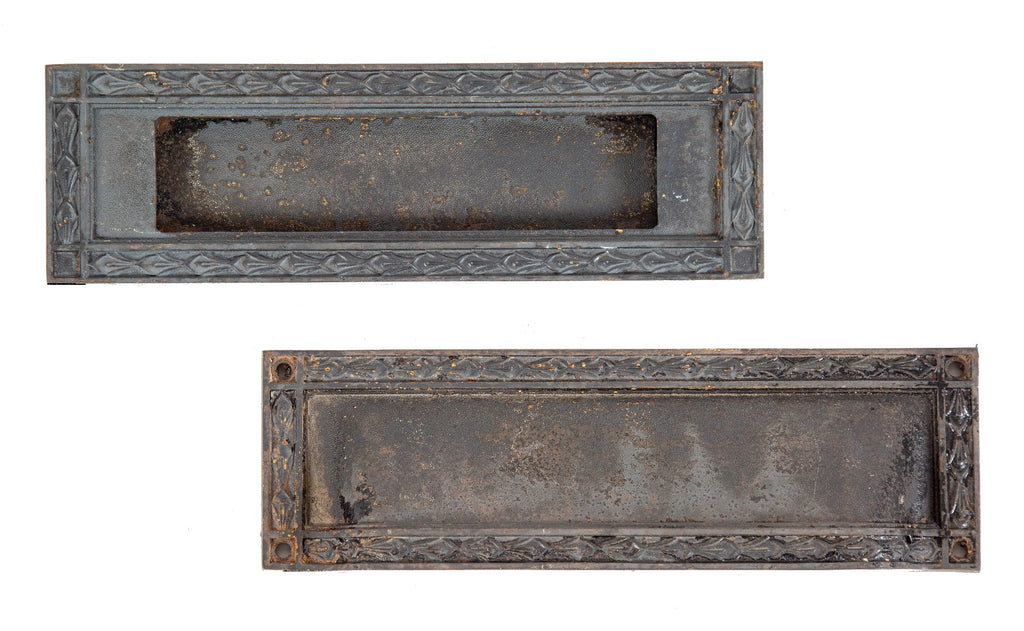 historically important original early 20th century d.h. burnham & company-designed mailslot and chute from continental and commercial bank building