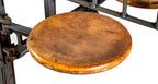 all original fully functional early 20th century ford auto assembly plant "no. 314" sectional 8-seat lunch hall table