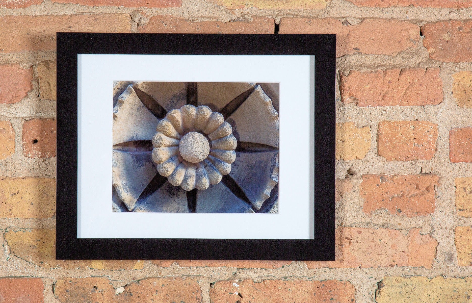 professionally matted and framed limited edition original eric j. nordstrom digital print entitled "berlin sandstone"