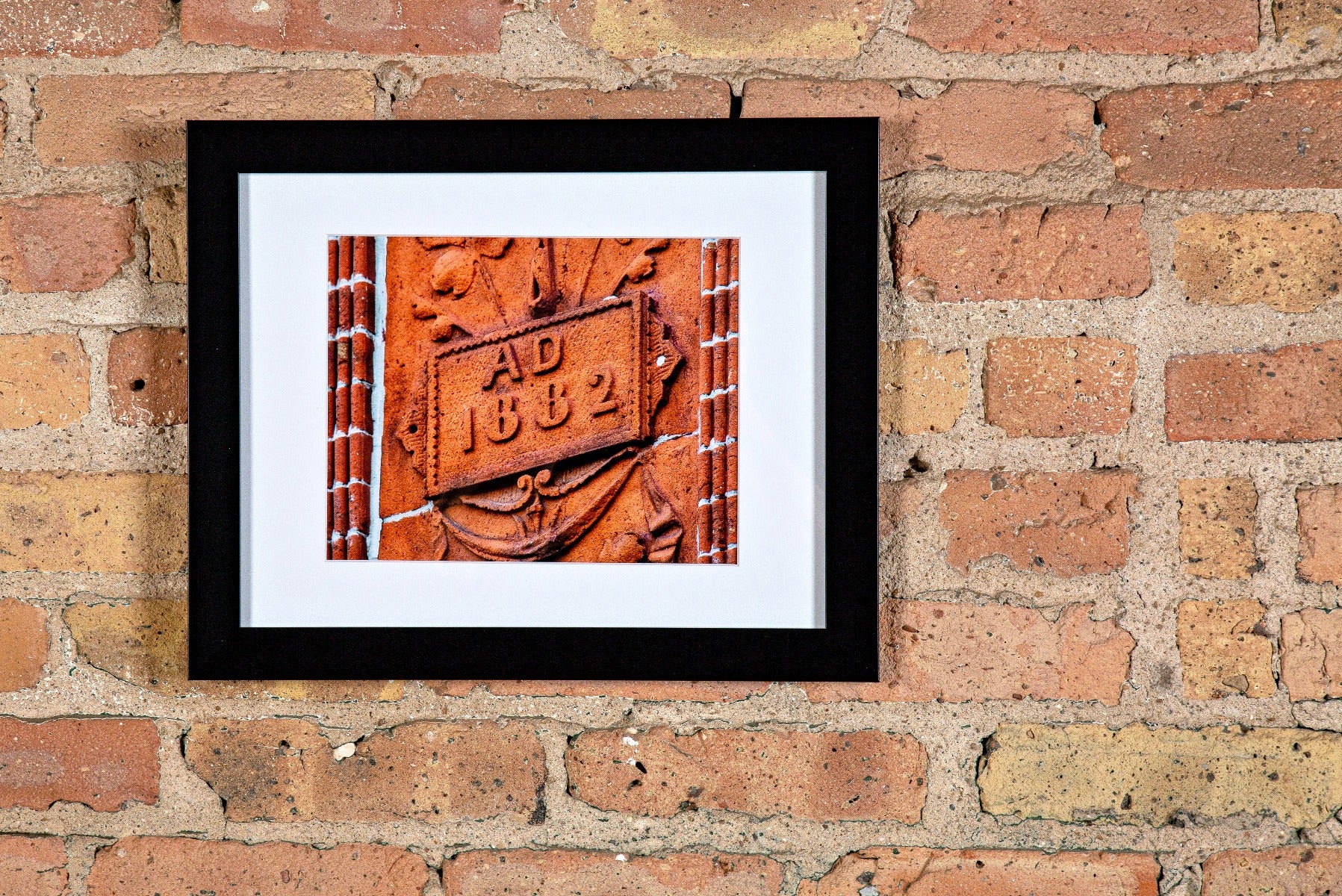 limited edition framed and matted eric j. nordstrom archival digital print entitled "1882" with stamp on verso