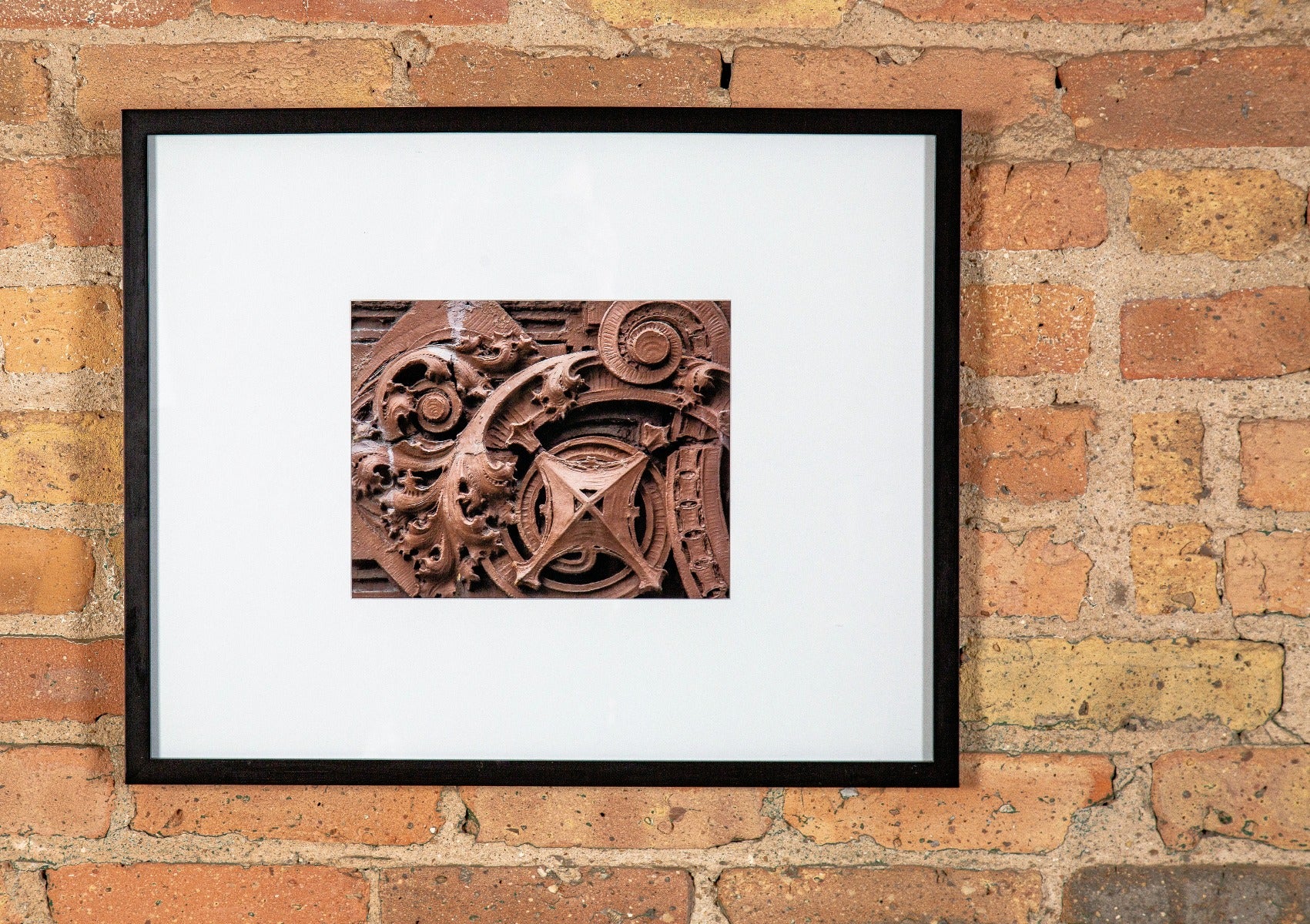 oversized framed and matted limited edition signed eric j. nordstrom "gardenesque" archival digital print