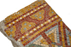 original museum-quality 1892 schiller or garrick building interior staircase landing mosaic fragment