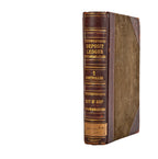 very unusual and historically important original oversized felt and leather-bound city of gary, indiana infrastructure ledger
