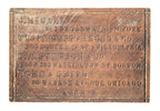 civil war-era original and intact double-sided pressed ornamental wood lightweight salesman sample distributed by the ornamental wood company