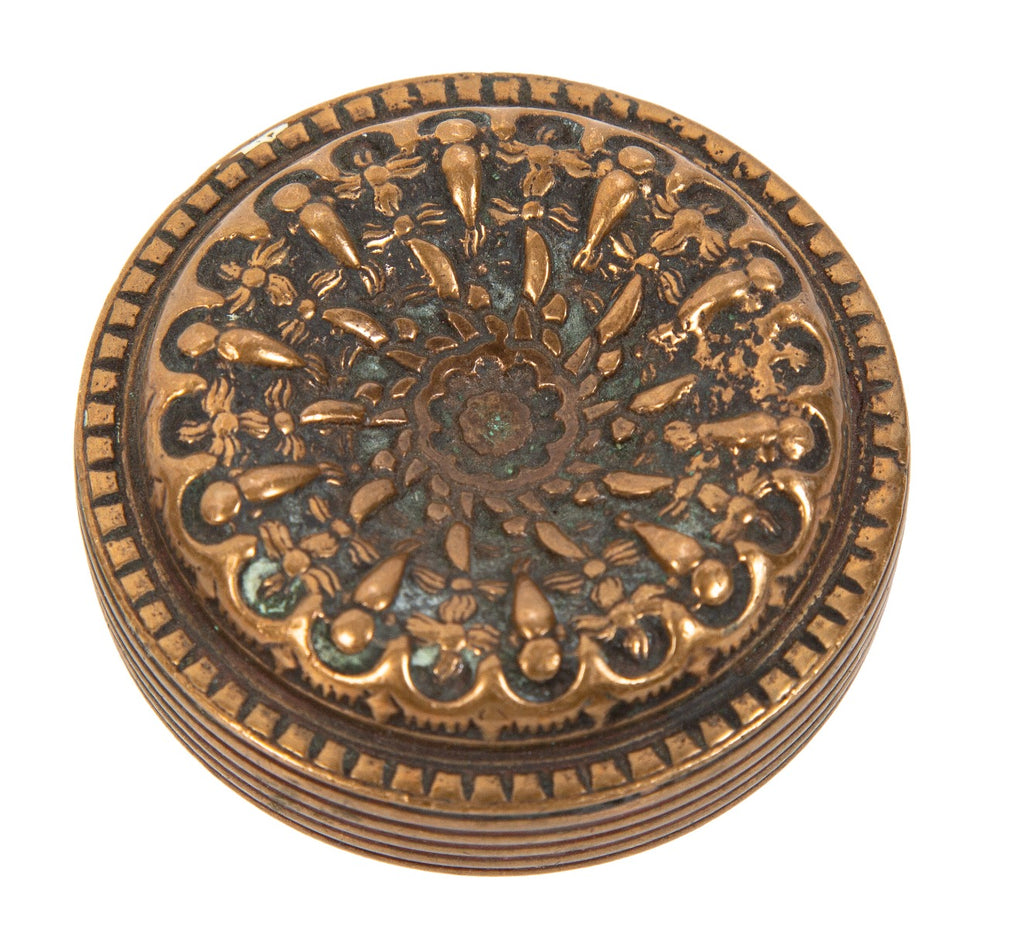 highly sought after 19th century original cast bronze 1890's "elaine" pattern doorknobs designed by john e. habster