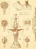 rare early 1880s diminutive northwestern terra cotta works red slip glazed salesman sample tile or block