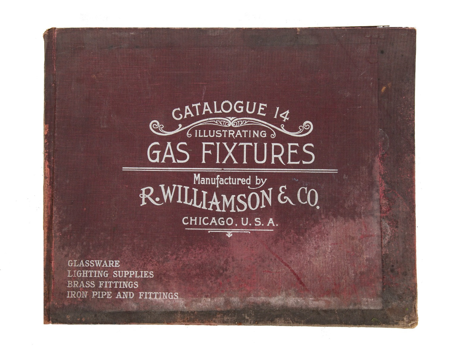 rare and highly sought-after early 20th century oversized chicago-based r. williamson & co. illustrated lighting fixture catalog