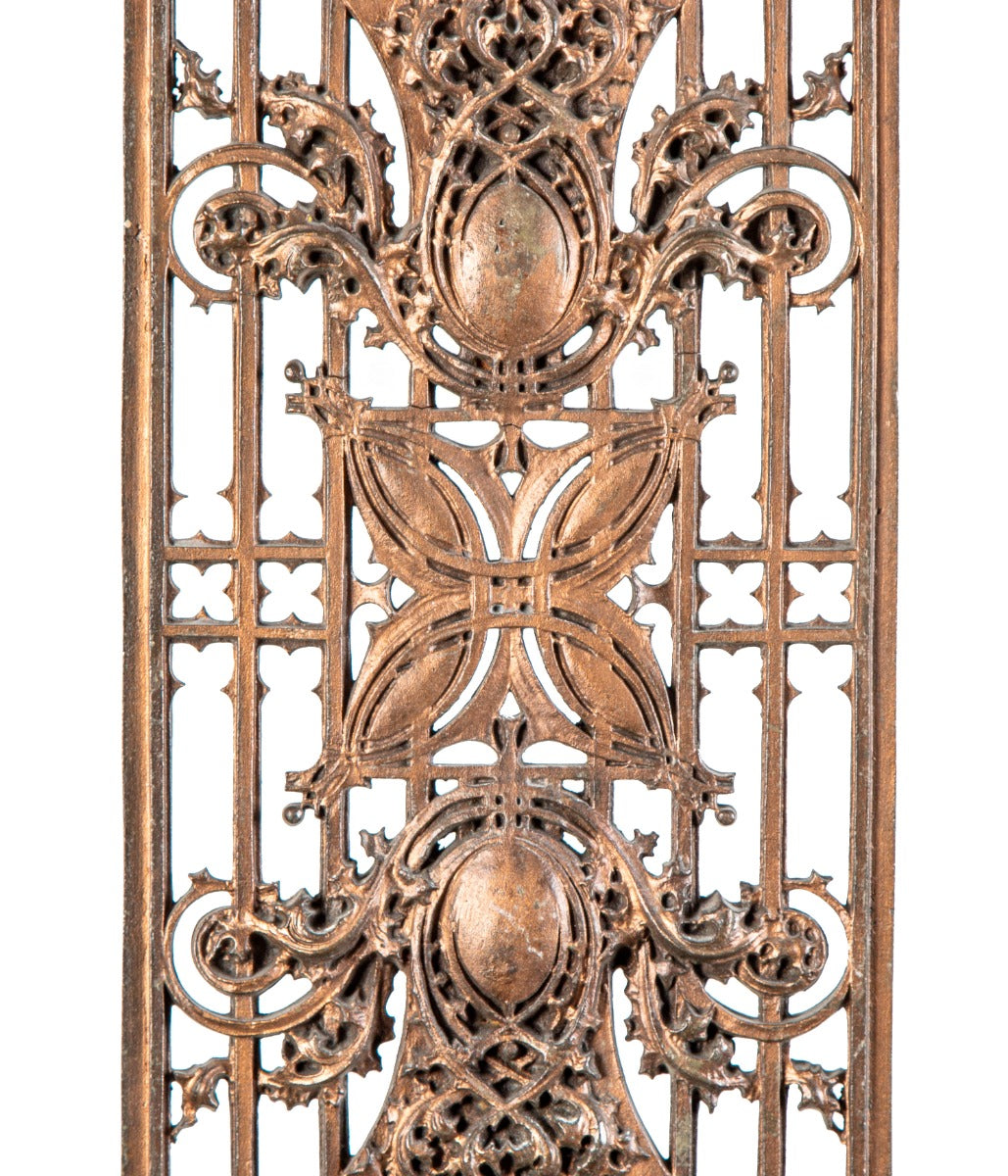 museum-quality 19th century louis sullivan-designed antique american ornamental cast schlesinger & mayer staircase baluster