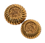 highly sought after ornamental cast bronze "empire" pattern exterior salvaged chicago residential doorknobs