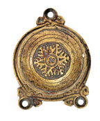 hard to find 19th century antique american "snowflake" pattern pullman railroad passenger car door hardware