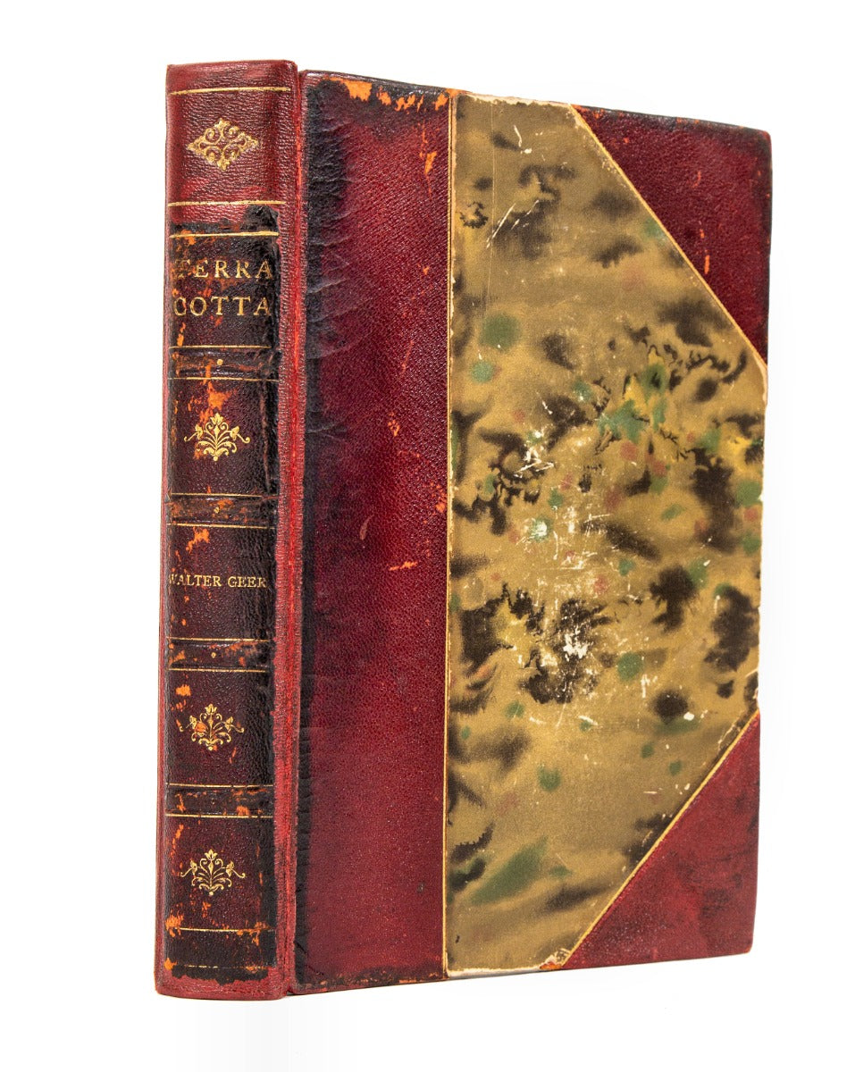 exceptionally rare and profusely illustrated original "the story of terra cotta" hardbound book by walter geer