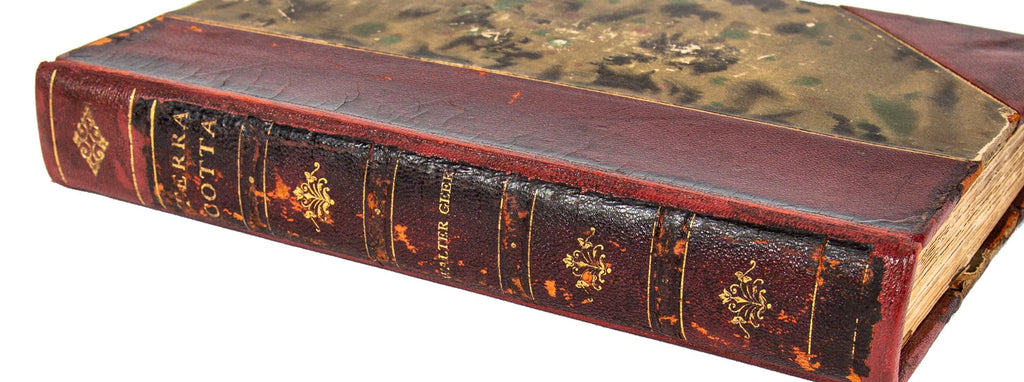 exceptionally rare and profusely illustrated original "the story of terra cotta" hardbound book by walter geer