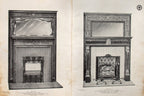 original early 20th century profusely illustrated softbound c. ehman & company "artistic wood mantels" product catalog