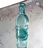 original 1850s antique american iron-pontiled chicago privy dug michael keeley soda or mineral water bottle