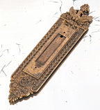 hard to find original late 19th or early 20th century antique american ornamental cast bronze reading hardware company thermometer salesman sample